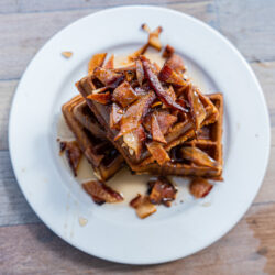 maple bacon waffles